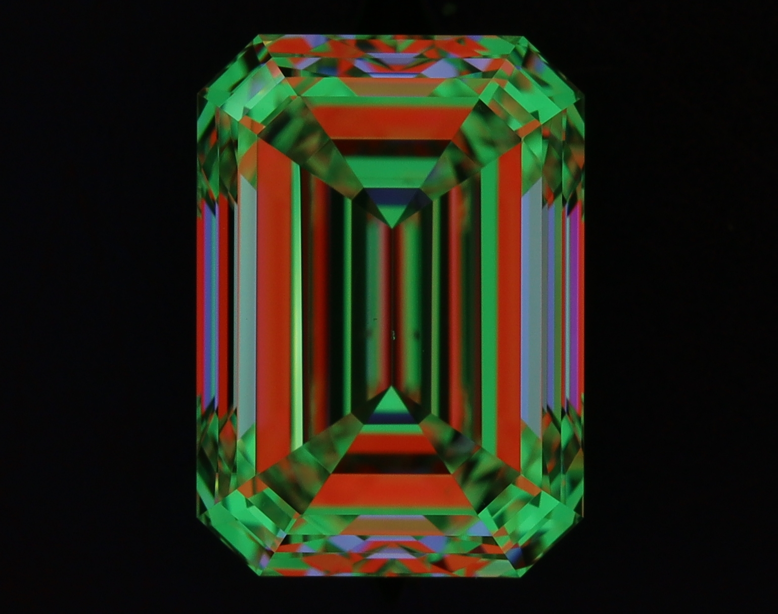 2.01ct Emerald F VS2 Natural Diamond